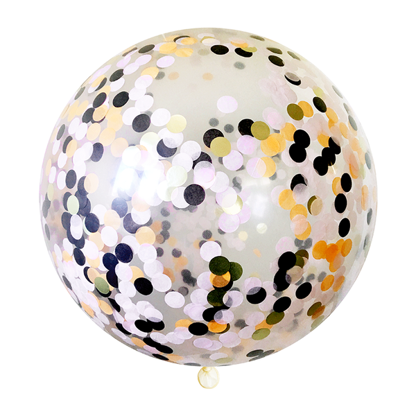 🎈 70 pcs Gold and Black Balloons Set - Black, White…
