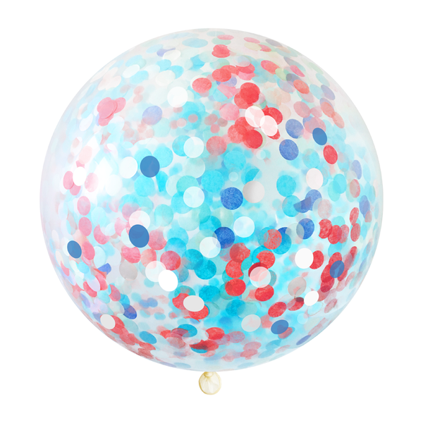Ballon bonbon bleu - MODERN CONFETTI