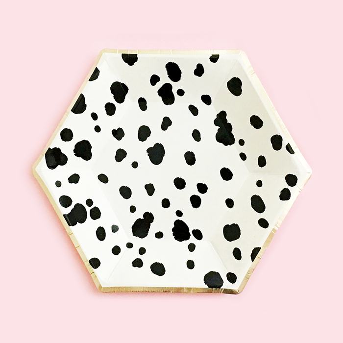 Dalmatian Black \u0026 White Paper Plates 