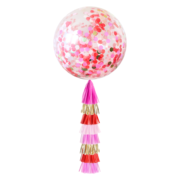 Ballon transparent confettis - HOPTOYS