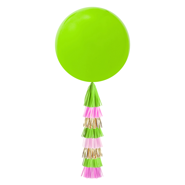 Jumbo Round with Tassel Tails, Luft Balloon