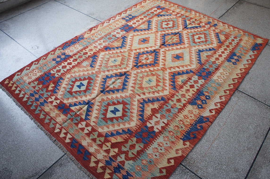Colourful Kelim Carpet