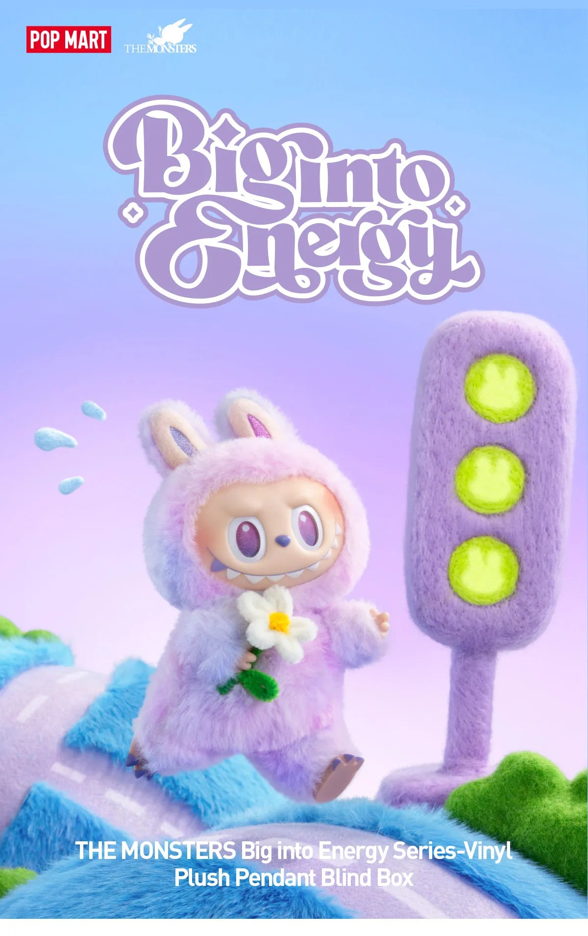 POP MART Labubu THE MONSTERS Big into Energy Series-Vinyl