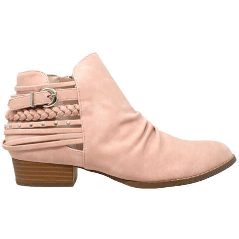 strappy western booties