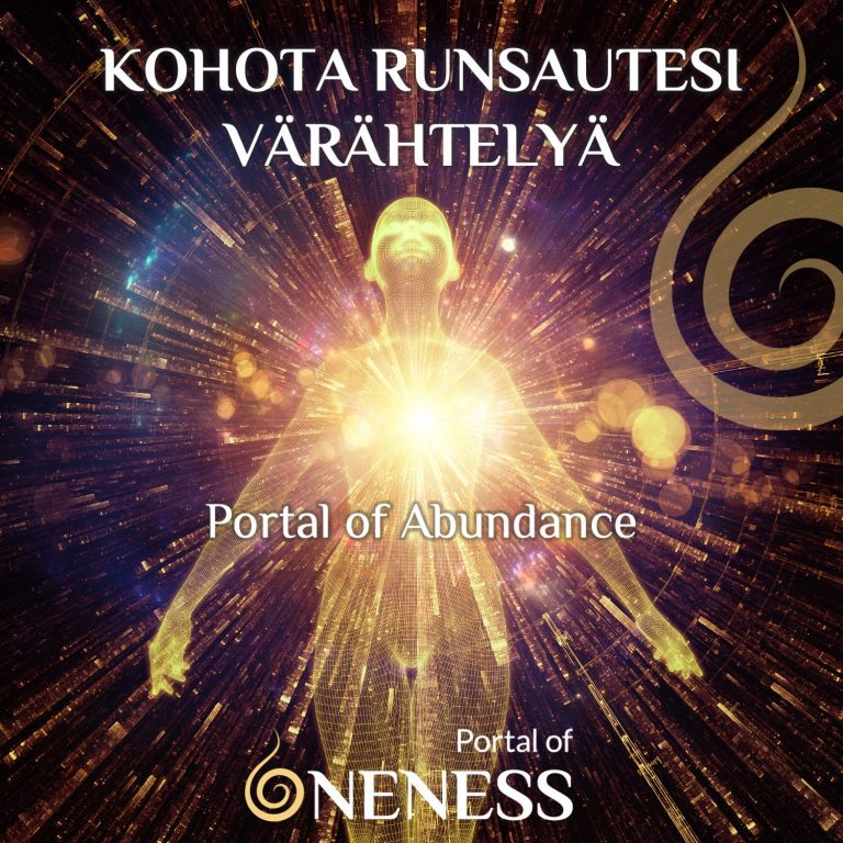 Kohota Runsautesi Värähtelyä - Portal of Abundance on osa Portal of Oneness palvel