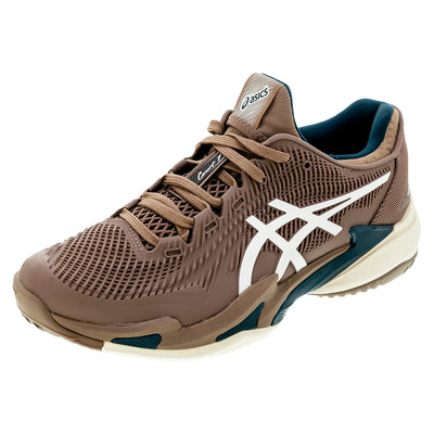 【国産】 3 FF Court Men`s Tennis Tennis – White and Grey Taupe Shoes ウェア