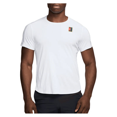 On Men`s Club Graphic Tennis Top White | Tennis Express