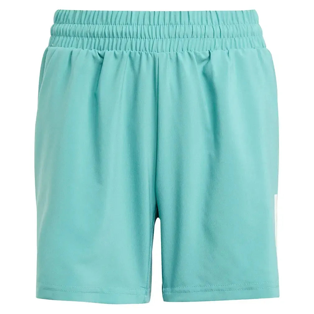 Boys` Club 3-Stripe Tennis Short Powder Teal