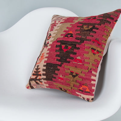 Tribal Multiple Color Kilim Pillow Cover 16x16 8199