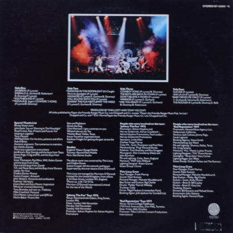 Capricorn Records | Thin Lizzy ‎– Live And Dangerous