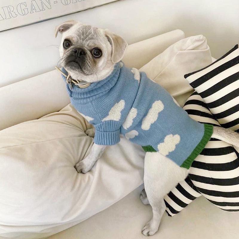 Jacquard-Pullover für Hunde - Stilvolle Tierbekleidung - PetFitWorld