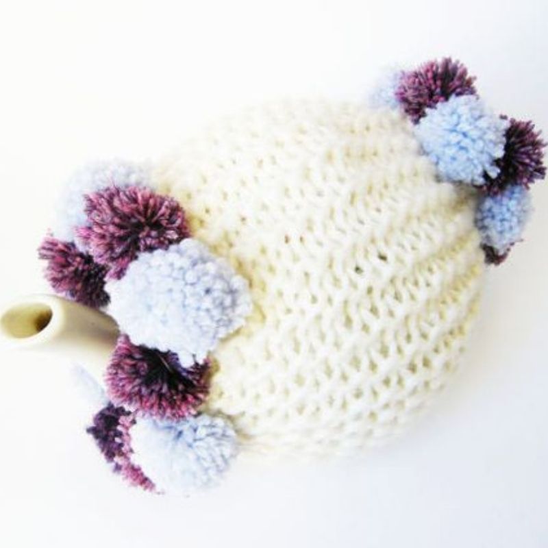 Pom Tea Cosy Knitting Pattern