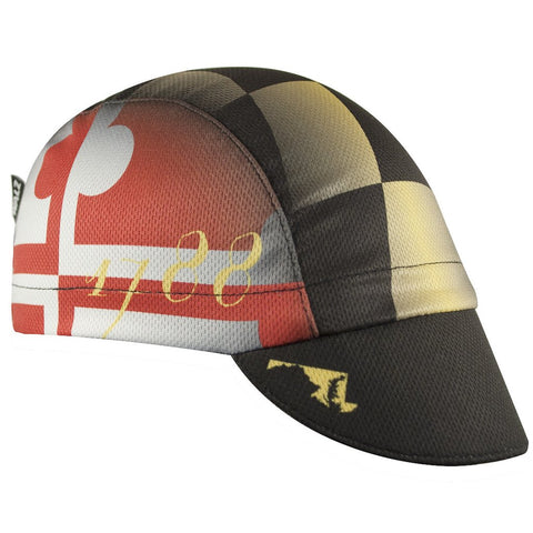 Angled view of the Maryland technical cap.