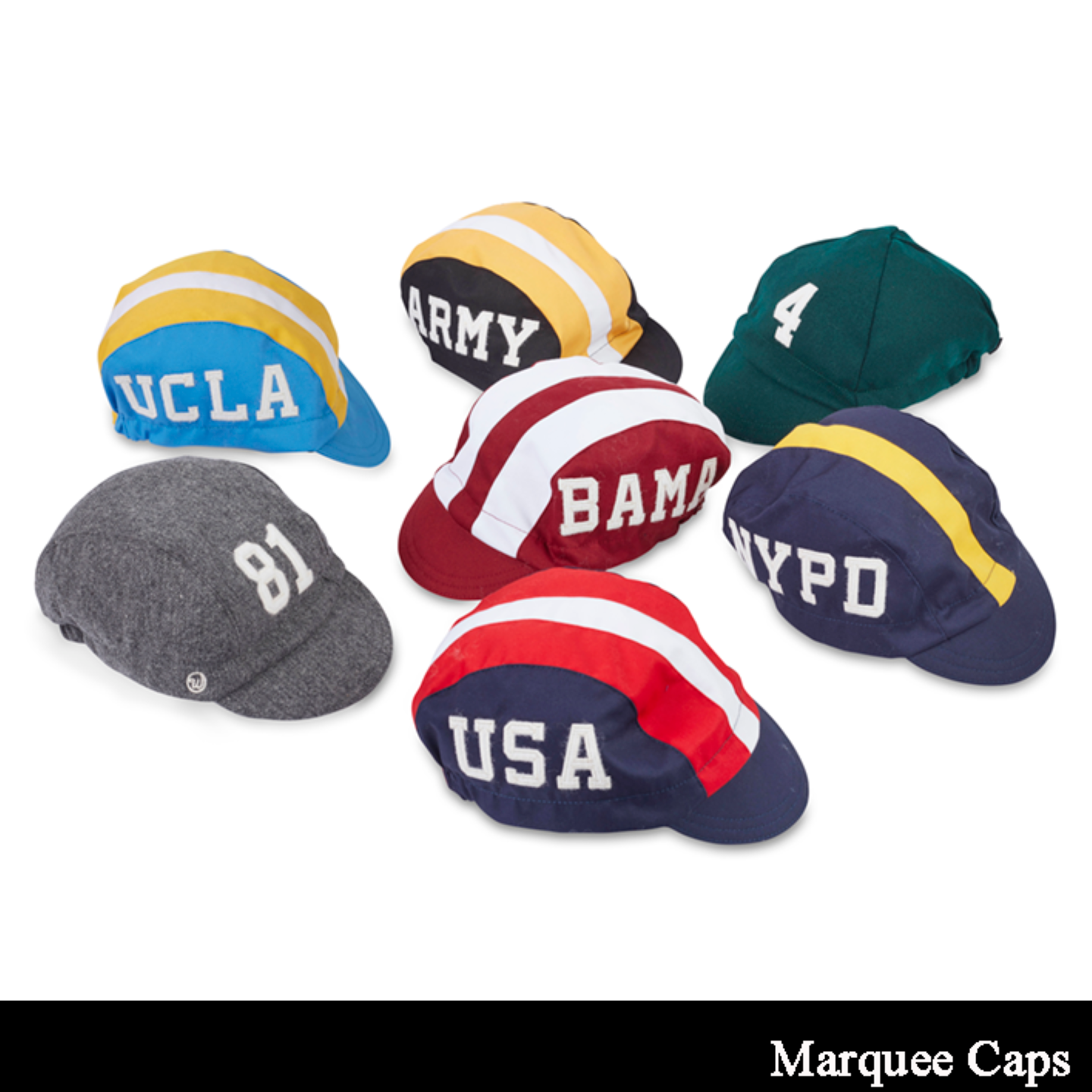 blank cycling caps