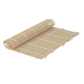 Professional Non-stick Sushi Mat Plastic Sushi Rolling Mat Sushi Mat Roller  Makisu Sushi Roller 10.5 in x 9.8 in