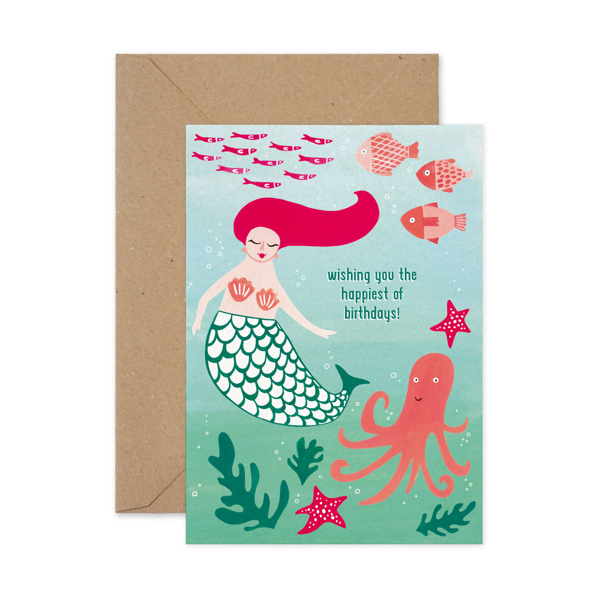 Paper Parade | Mermaid | Birthday Card