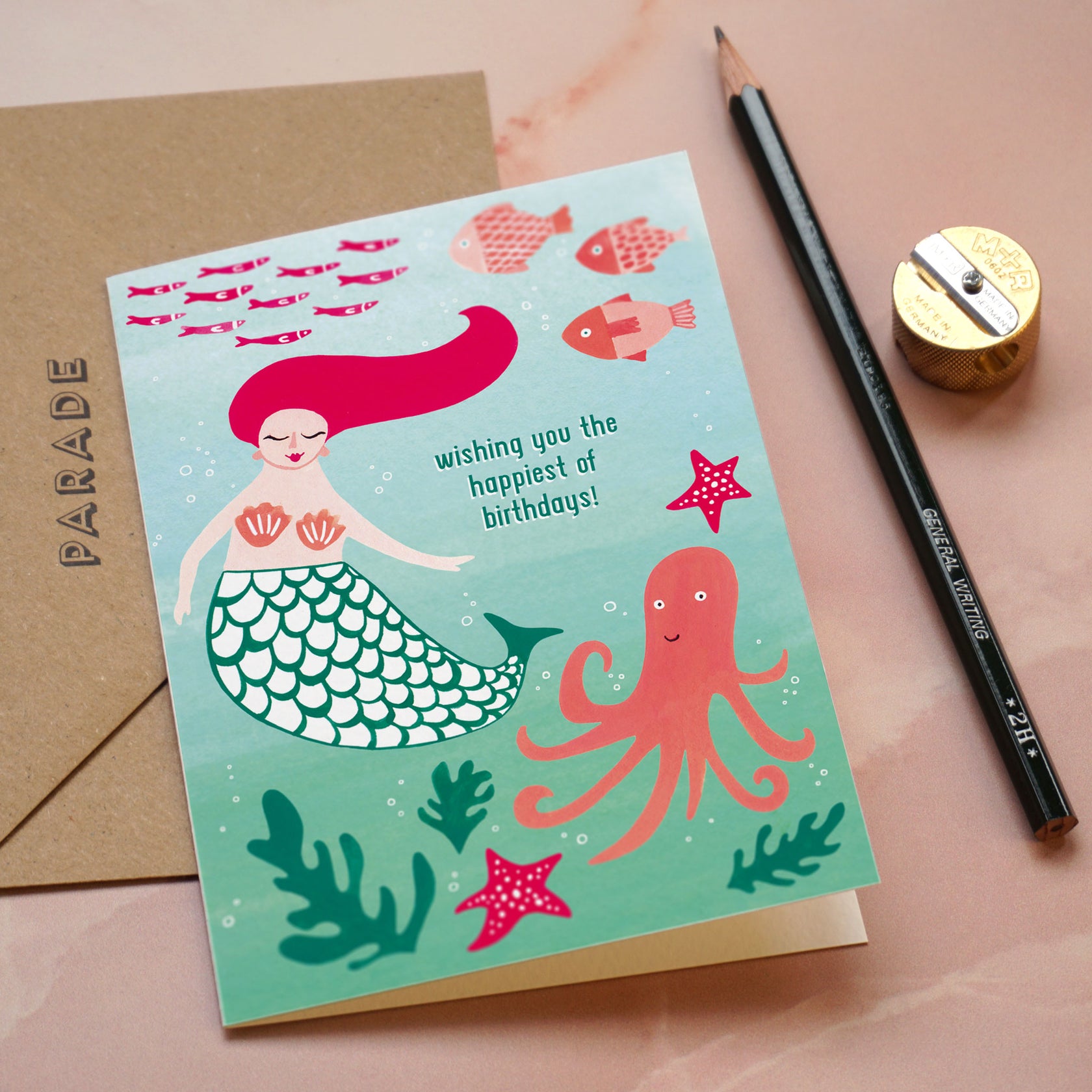 Paper Parade | Mermaid | Birthday Card