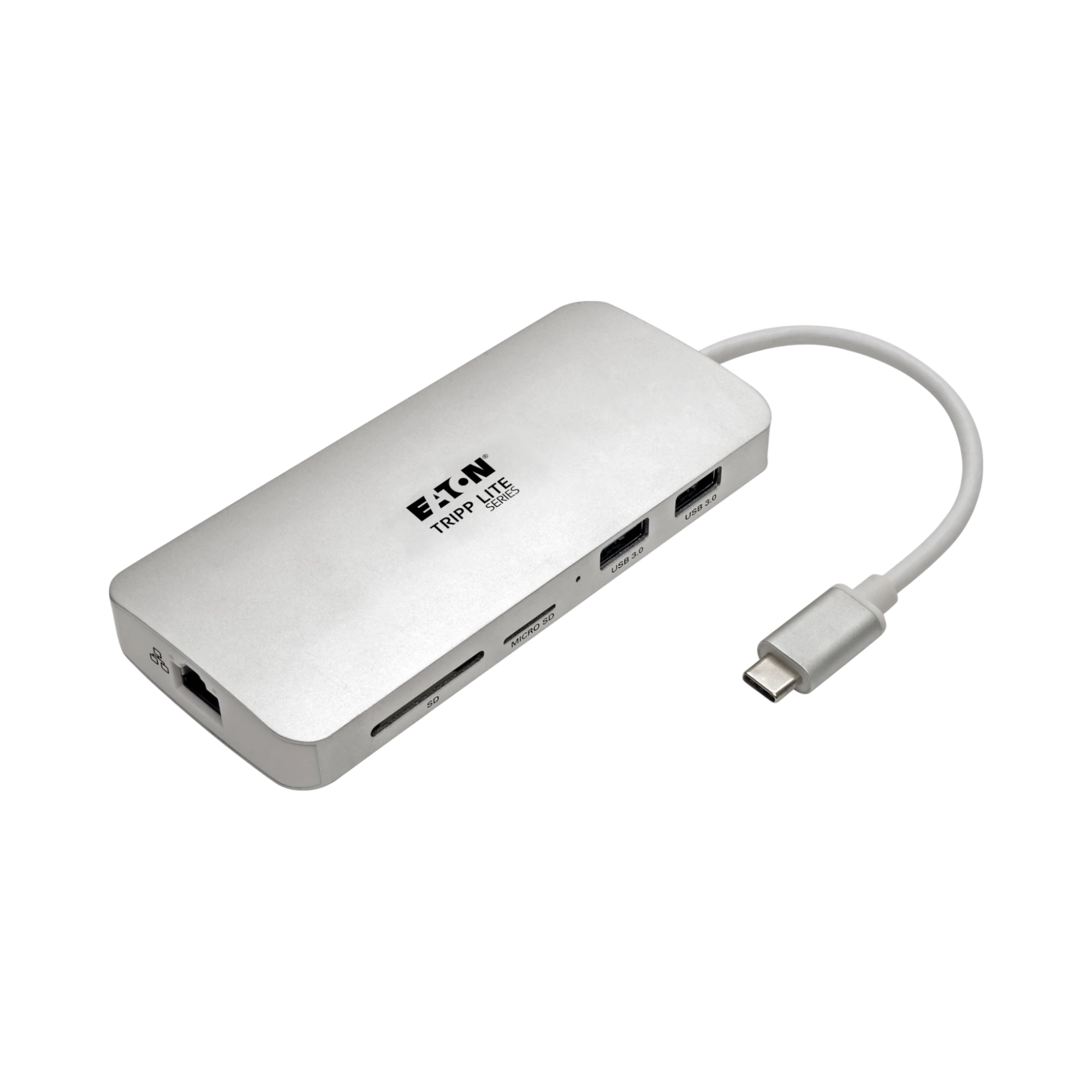 Tripp Lite USB-C Dock - 4K HDMI, USB 3.x (5Gbps), USB-A/C Hub, GbE, Memory Card, 60W PD Charging