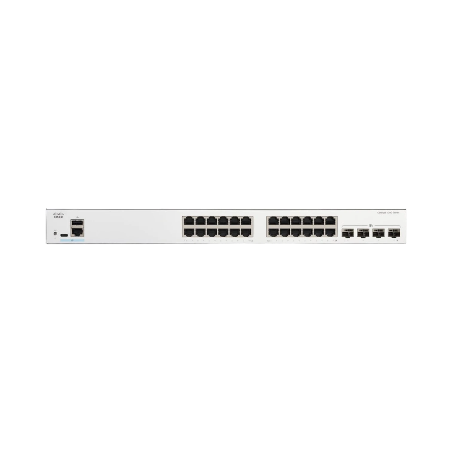 Cisco Catalyst 1300 24-Port Managed Rack-Mountable Switch