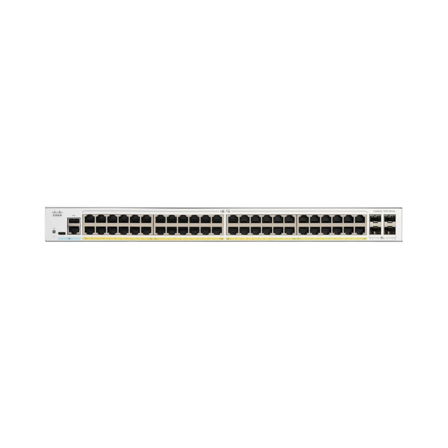 Cisco Catalyst 1300-48FP-4X Managed 48-Port PoE+ Switch