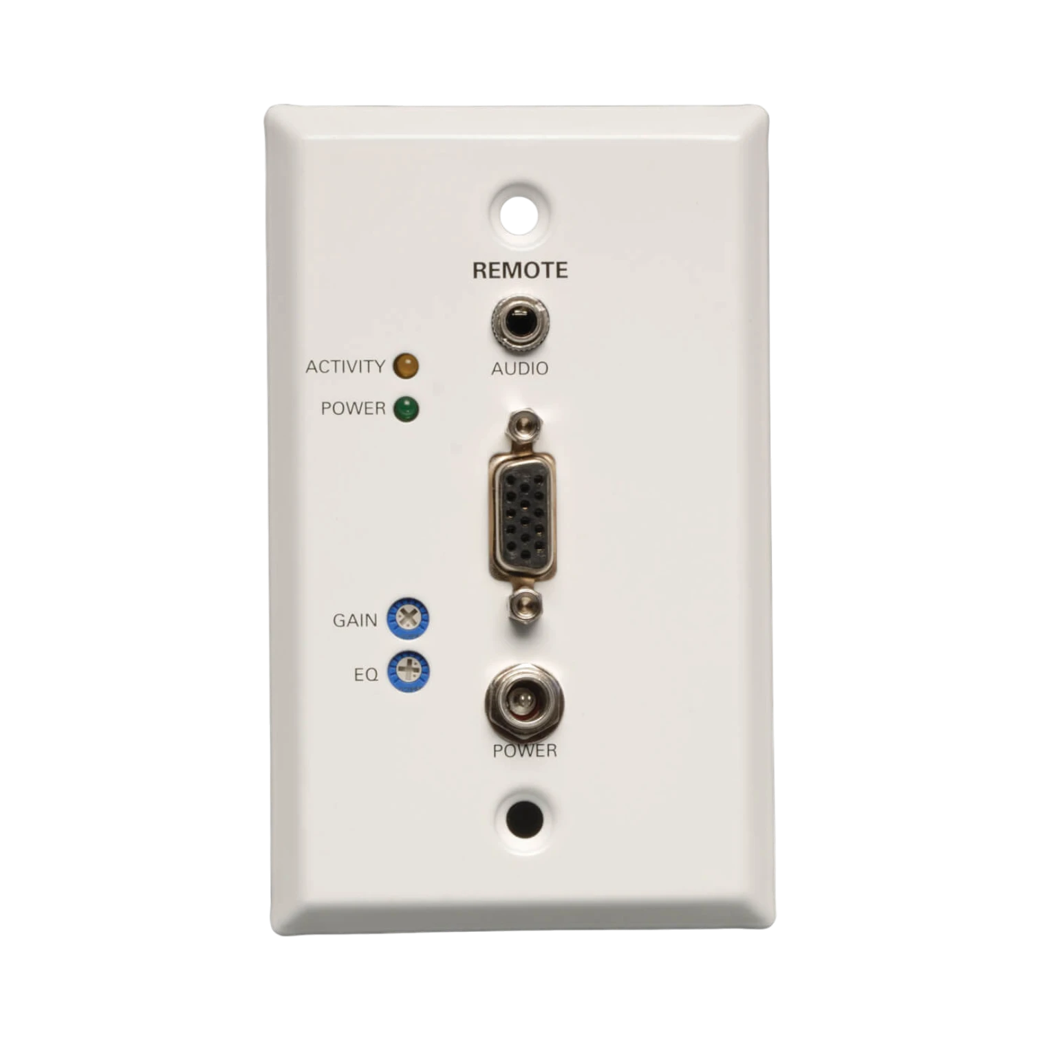 Tripp Lite VGA over Cat5/6 Extender, Wall Plate Receiver for Video/Audio, Up to 1000 ft. (305 m), TAA
