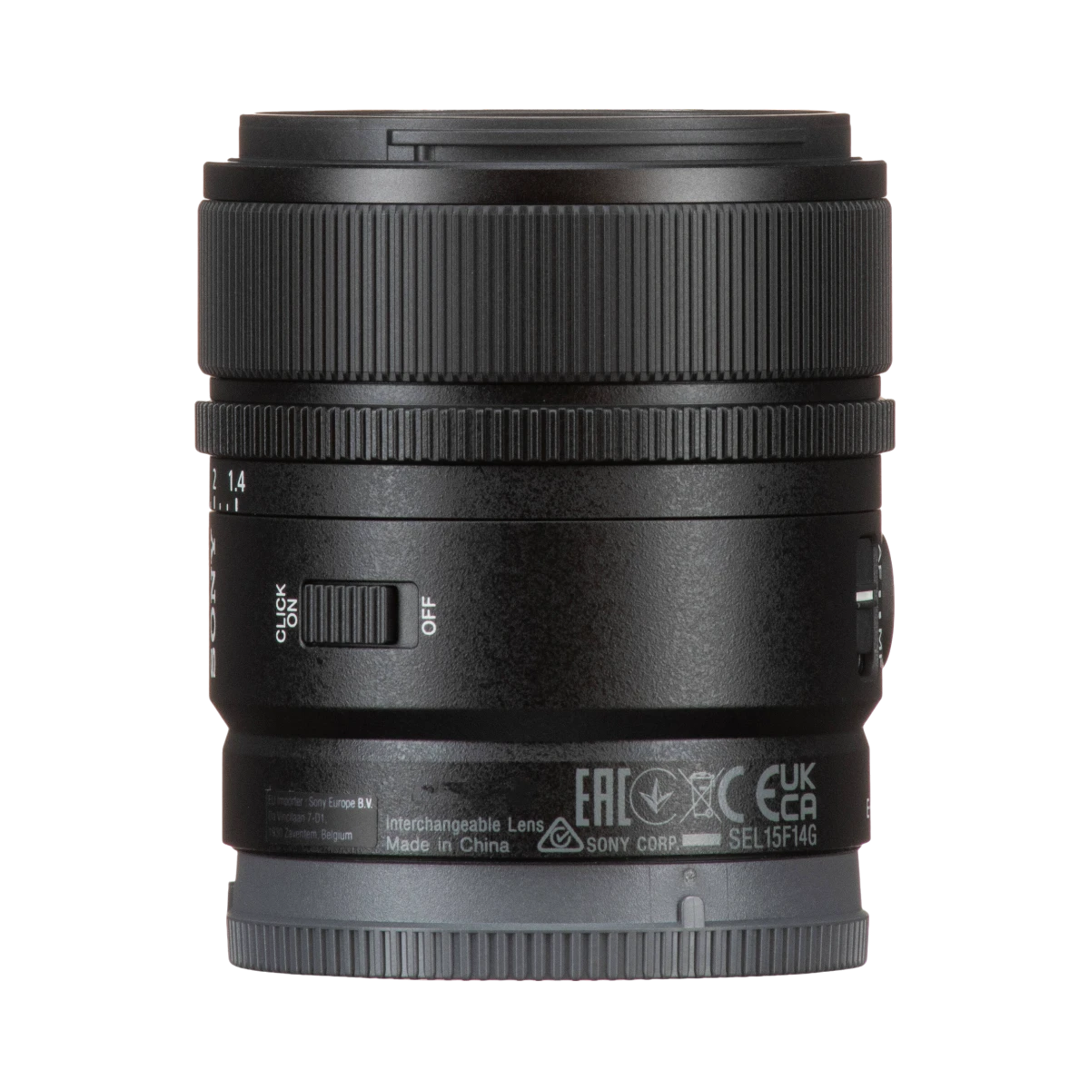 Sony E 15mm f/1.4 G Wide Angle APS C Prime Lens
