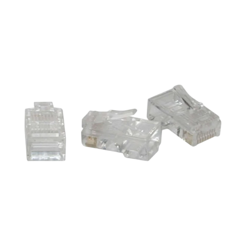 C2G RJ45 Cat5 Modular Plug for Flat Stranded Cable (100 Pack)