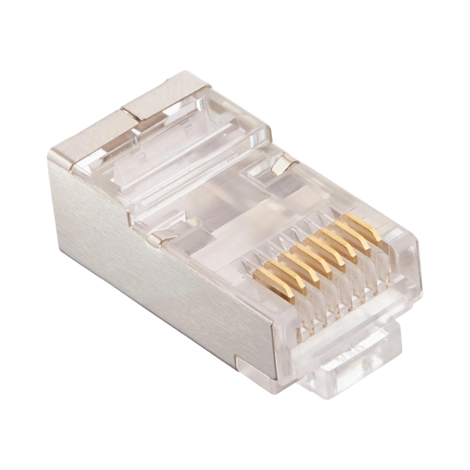 C2G RJ45 Shielded Cat5e Modular Plug with Load Bar (10-Pack)