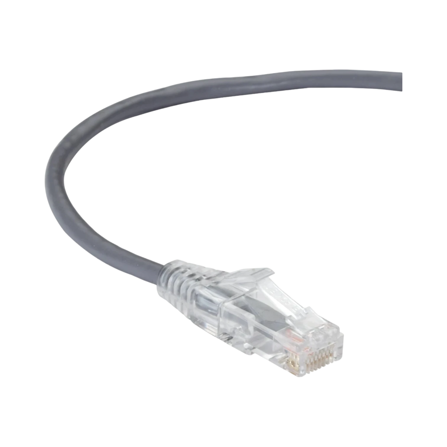 Black Box 2ft Slim-Net CAT6A Ethernet Patch Cable (Gray)