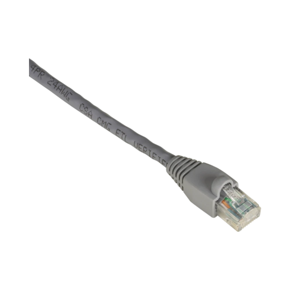 Black Box 5ft GigaTrue Cat6 550MHz Snagless Ethernet Patch Cable (Gray)