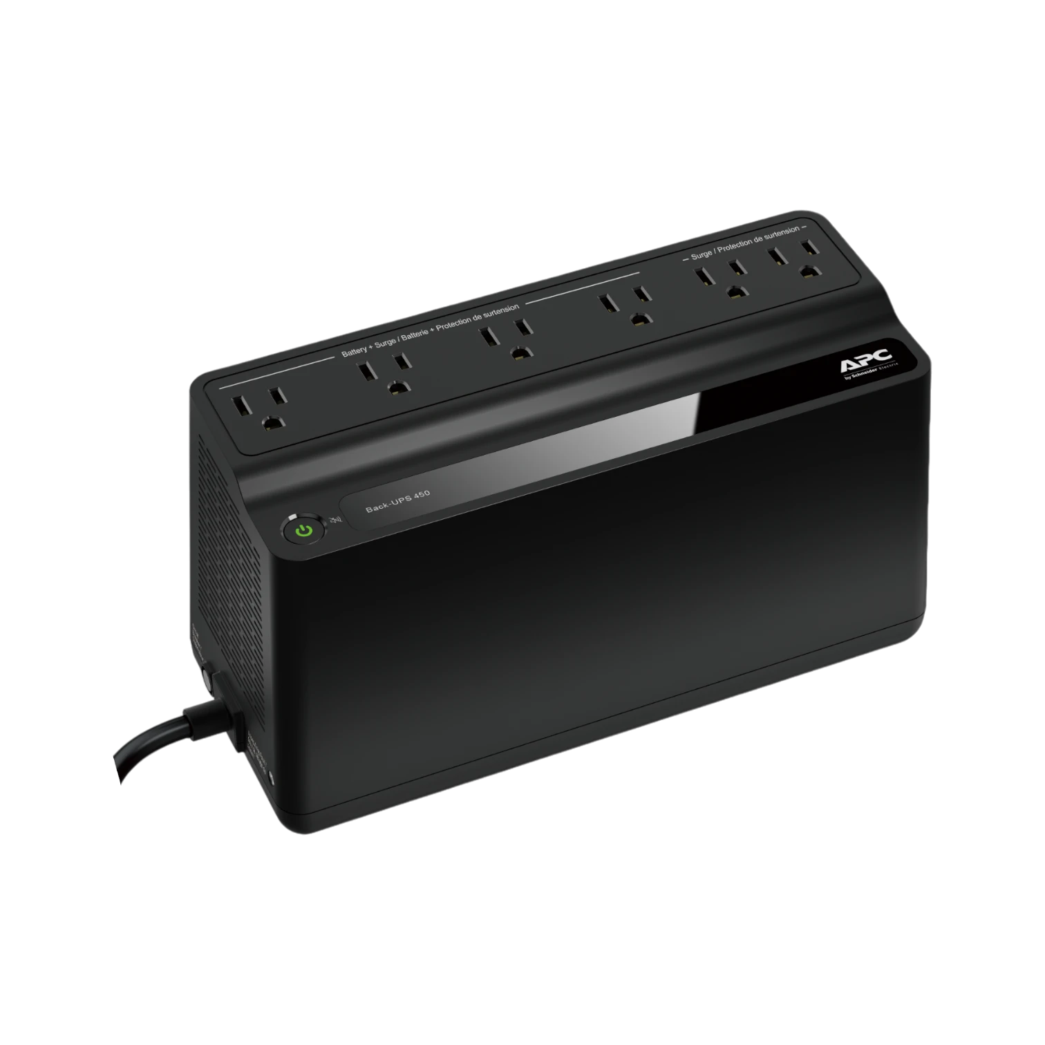 APC Back-UPS 450VA 255W 120V 6-Outlets UPS