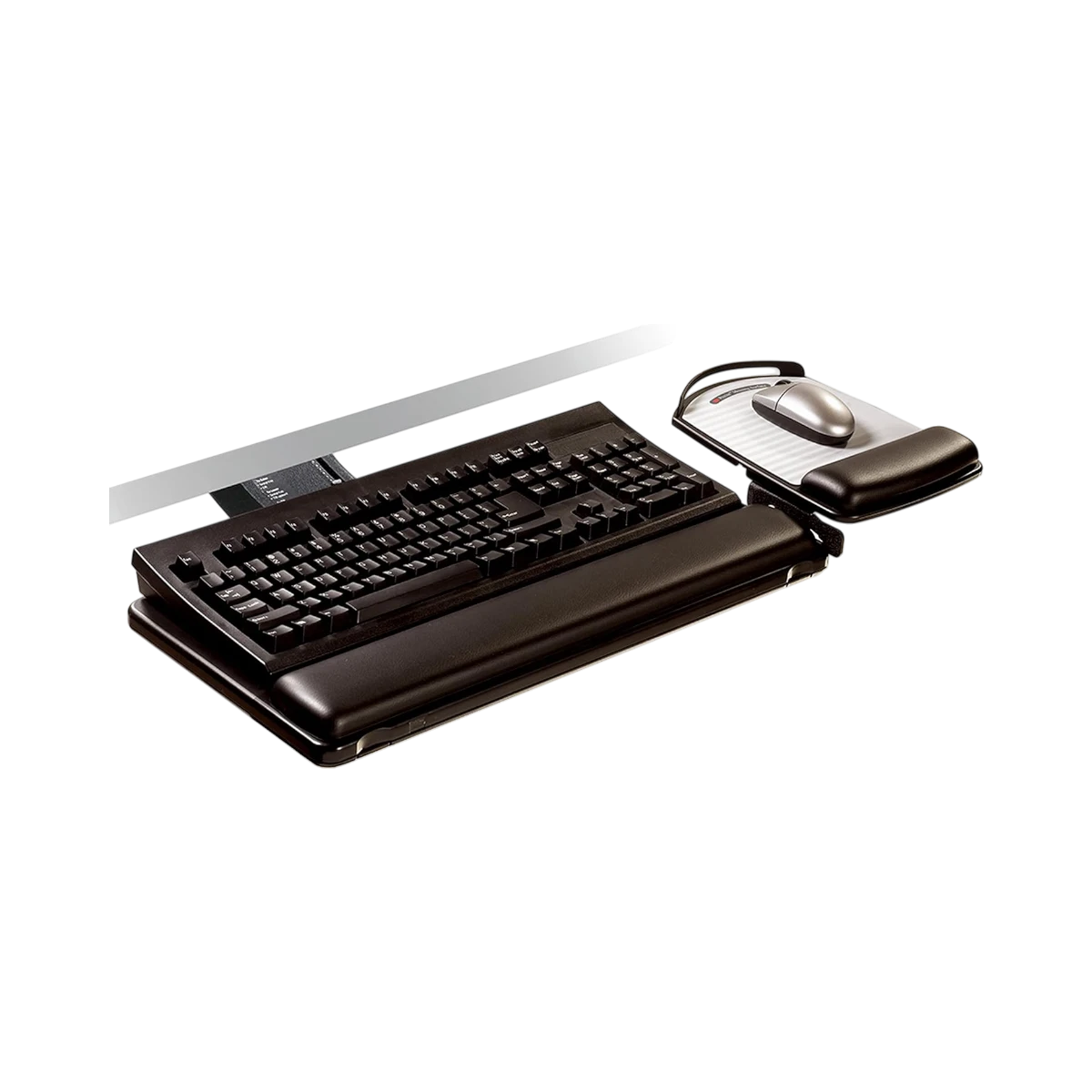 3M AKT180LE Adjustable Keyboard Tray with Sit/Stand Easy-Adjust Arm