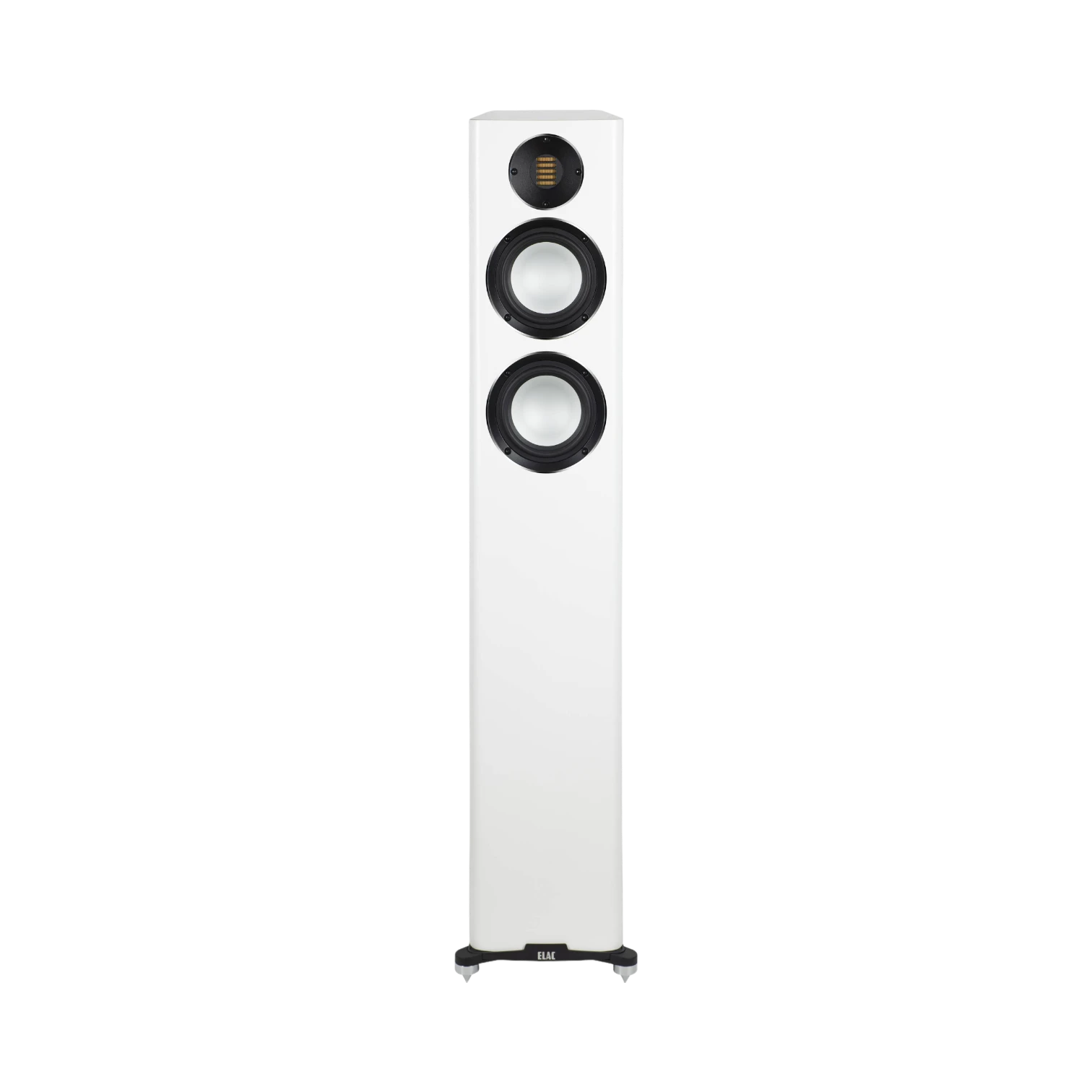 ELAC Carina FS247.4 Floorstanding Speaker (Satin White, Single)