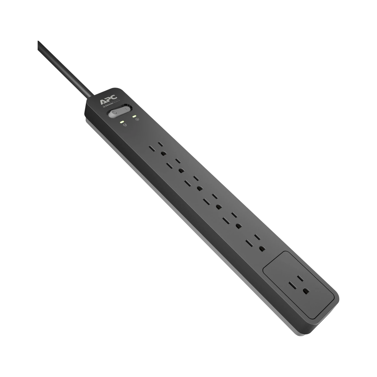APC Essential SurgeArrest PE76, 7 Outlets, 6 Foot Cord, 120V
