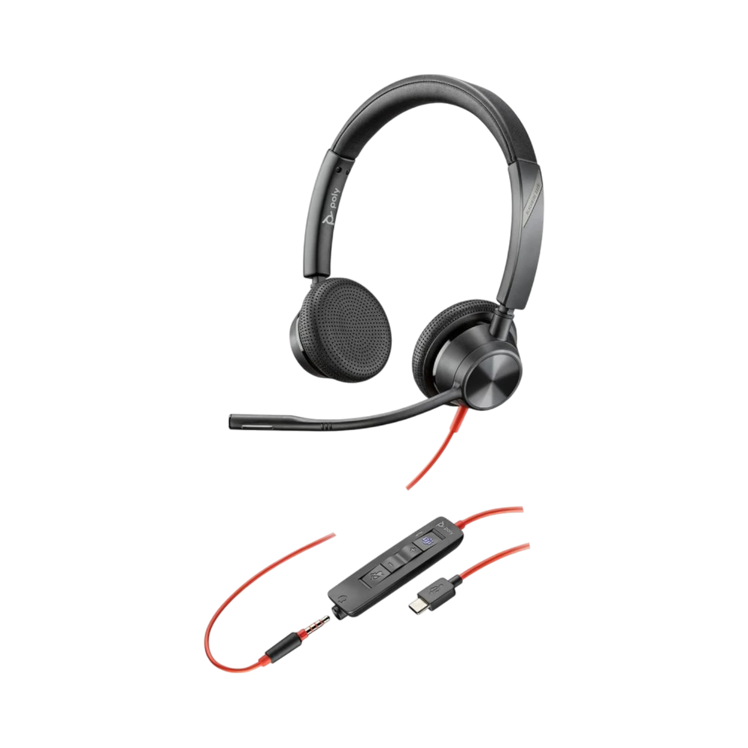 Poly Blackwire 3325 Stereo USB-C Headset (Microsoft Teams Certified)