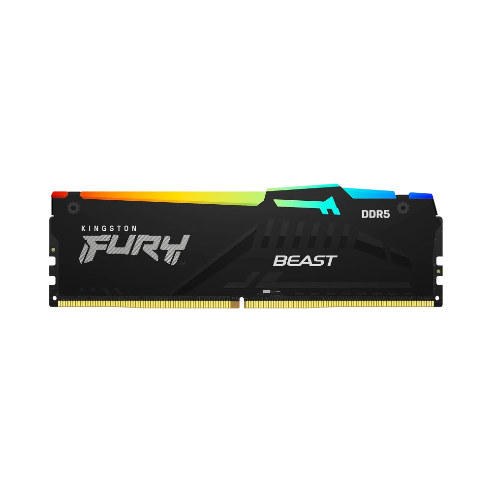 Kingston FURY Beast Black RGB XMP 32GB DDR5 6000MT/s CL30 Memory Kit (2x16GB)