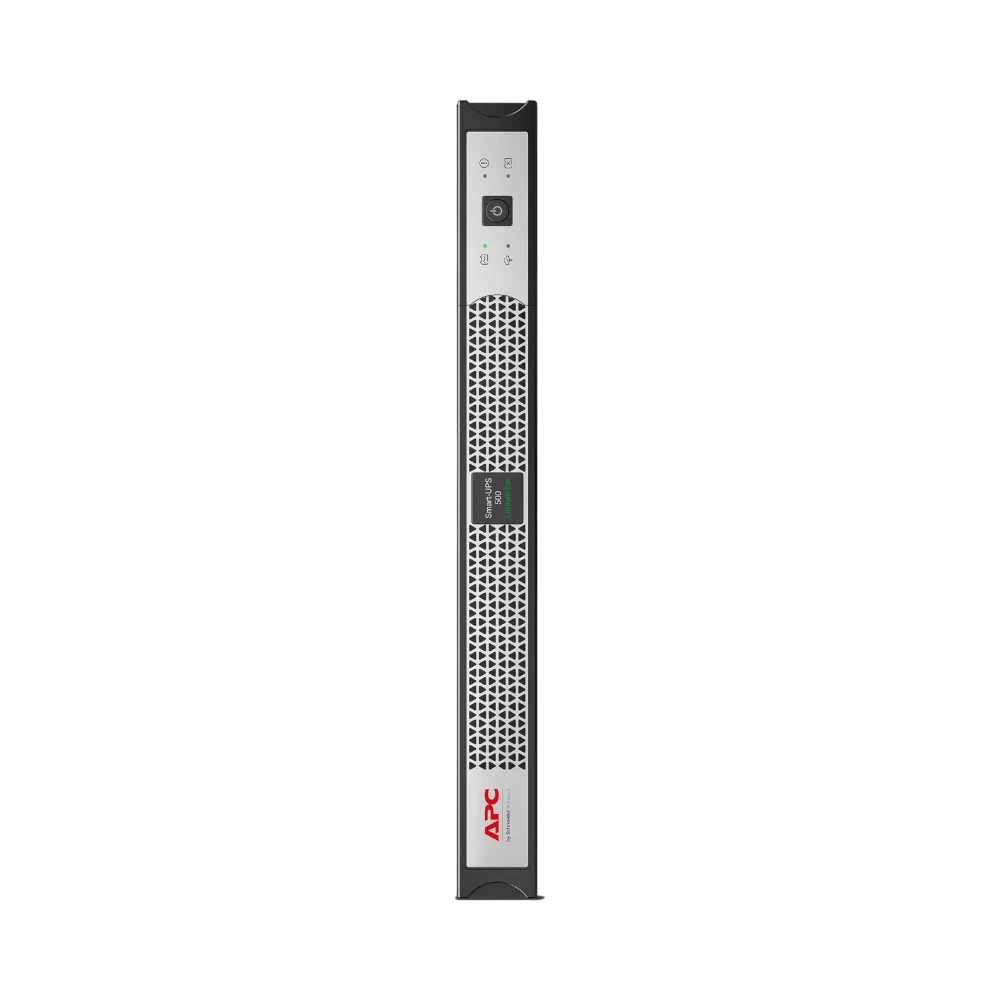 APC Smart-UPS, Line Interactive, 500VA, Lithium-ion, Rackmount 1U, 120V, 4x NEMA 5-15R outlets, Short Depth