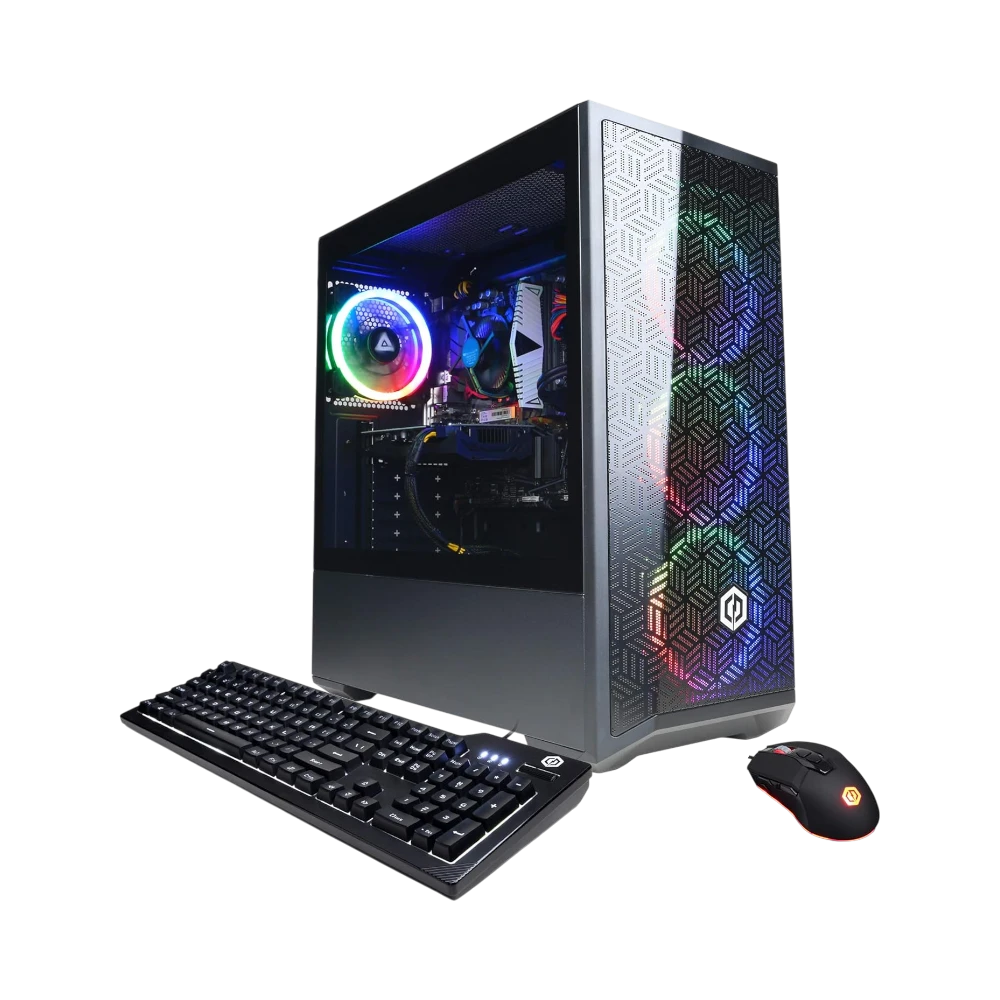 CyberPowerPC Xtreme VR Gaming PC, Intel Core i5-11400F, 8GB DDR4 RAM, NVIDIA RTX 2060, 500GB SSD