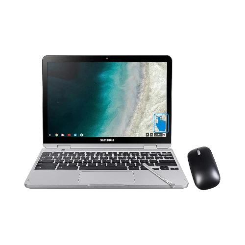 Samsung Chromebook Plus 12.2" 2-in-1 Touchscreen Laptop, Intel Celeron 3965Y, 4GB RAM, 64GB eMMC