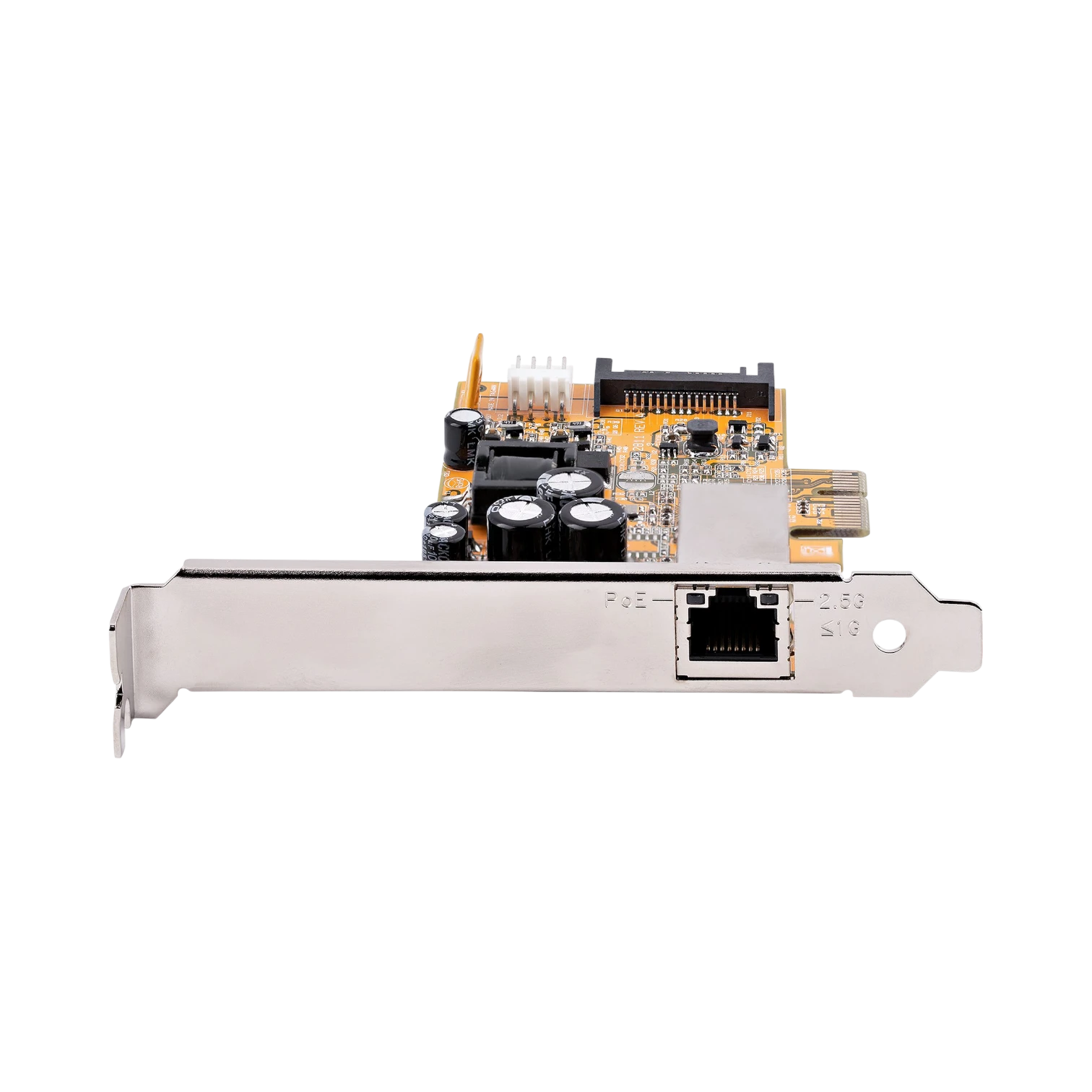 StarTech.com 1 Port 2.5Gbps PoE Network Card, PCIe Ethernet Card w/RJ45, 30W 802.3at PoE NIC for Desktops/Servers, Network PoE LAN Adapter w/Low-Profile Bracket, NBaseT, Windows/Linux - TAA