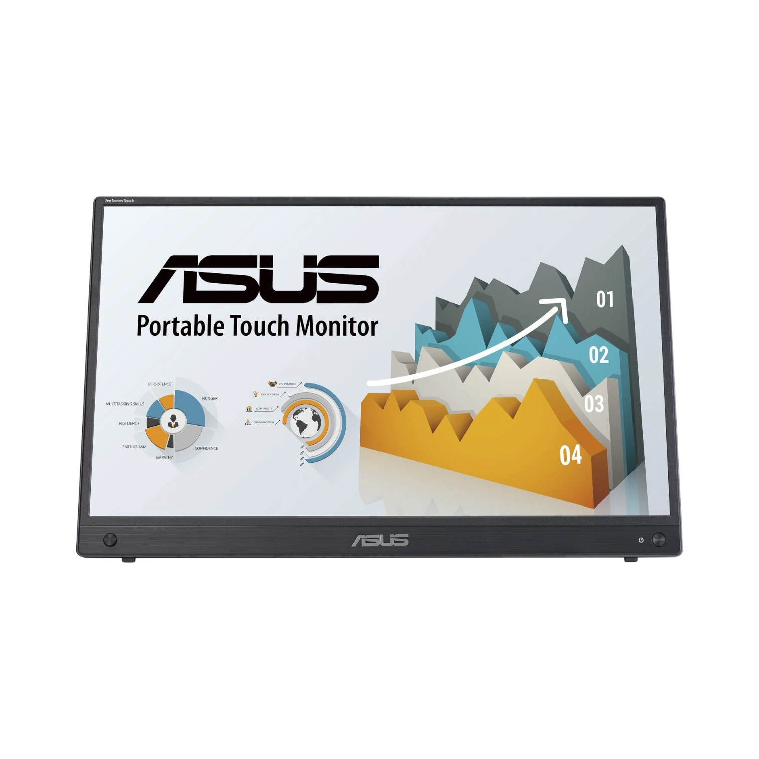 ASUS ZenScreen Touch MB16AMTR 15.6" 16:9 60Hz FHD IPS Multi-Touch Portable Monitor