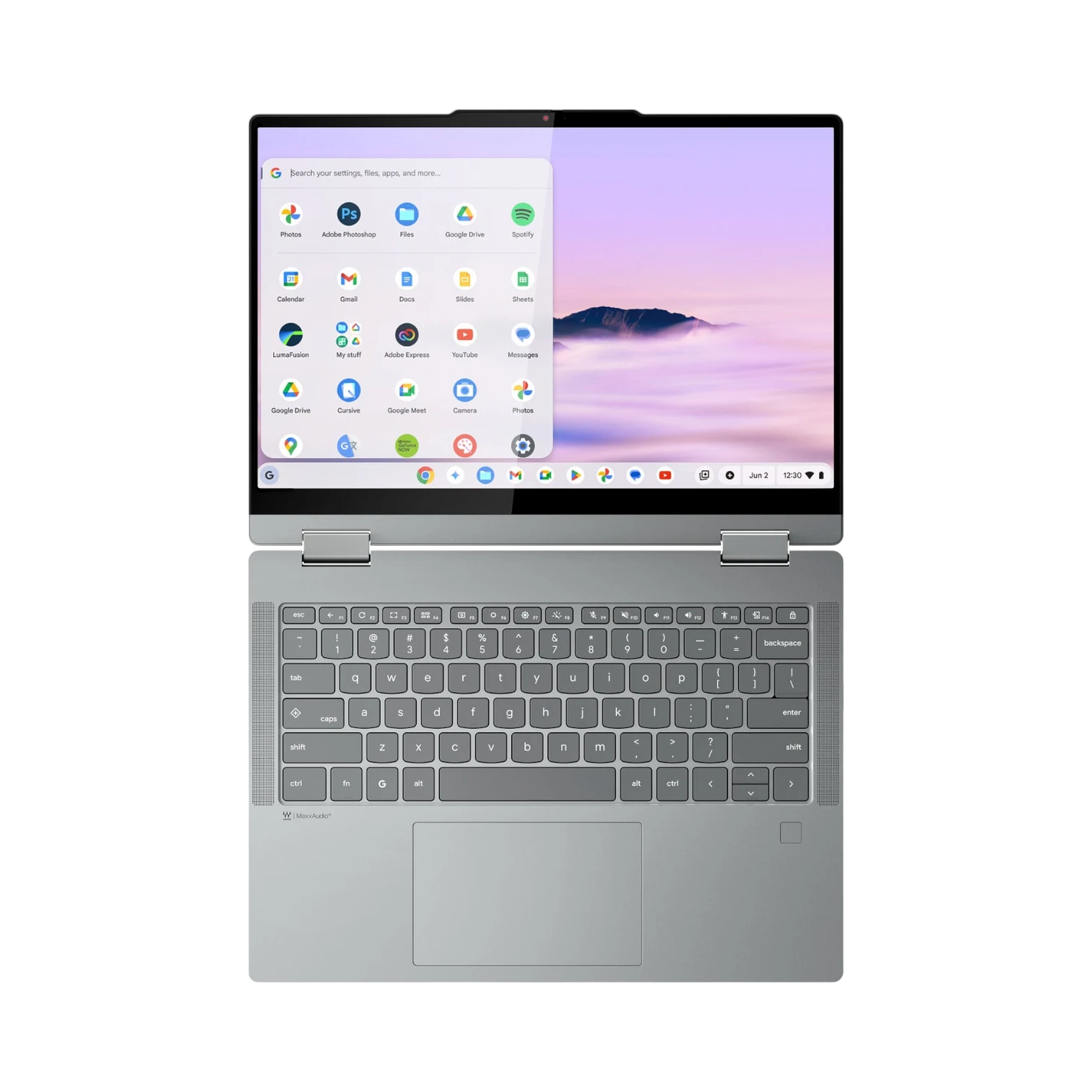 Lenovo Chromebook Plus 14" 2-in-1 Notebook, Intel Core 5 120U, 8GB RAM, 256GB SSD