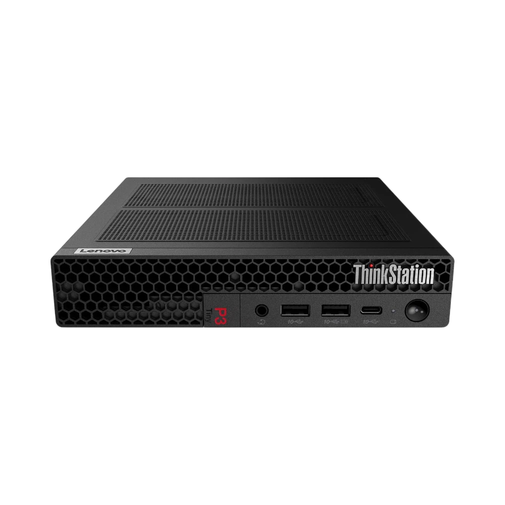 Lenovo ThinkStation P3 Tiny Desktop Computer, NVIDIA T400, Intel Core i5-13500, 16GB RAM, 512GB SSD