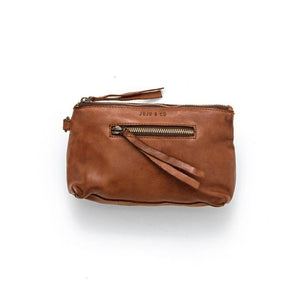 Small Essential Pouch COGNAC