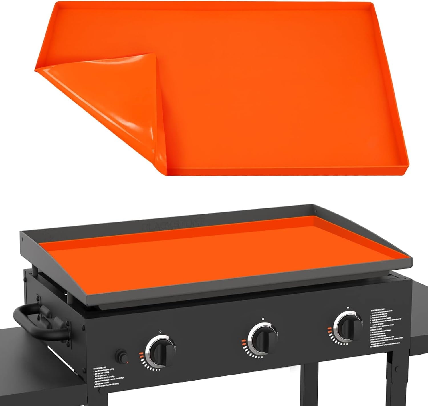 28 Inch Silicone Griddle Mat for Blackstone Griddle, Heavy Duty Food Grade Silicone Mat, Protect Griddle from Rodents, Insects, Debris, and Rust, All Season Cooking Protective Cover