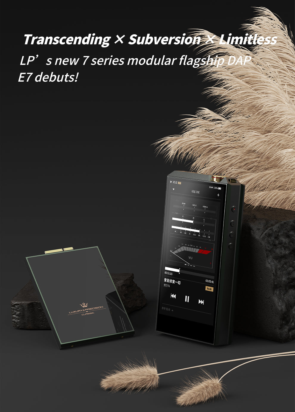 Luxury Precision  E7, the new 7 series modular flagship DAP - MusicTeck