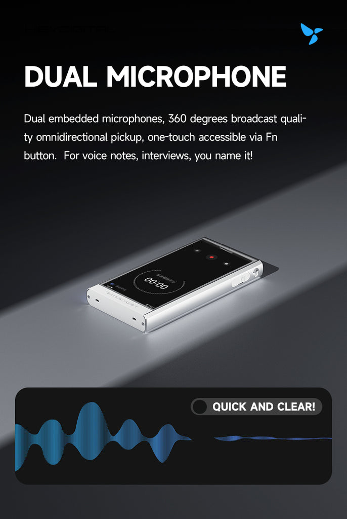 HiBy Digital M300 Pocketable Android Digital Audio Player - MusicTeck