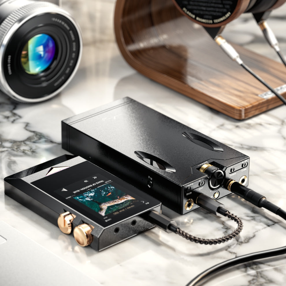 Cayin C9: Dual Nutube, Fully discrete Fully Balanced Class A/AB Portable Headphone Amplifier- MusicTeck