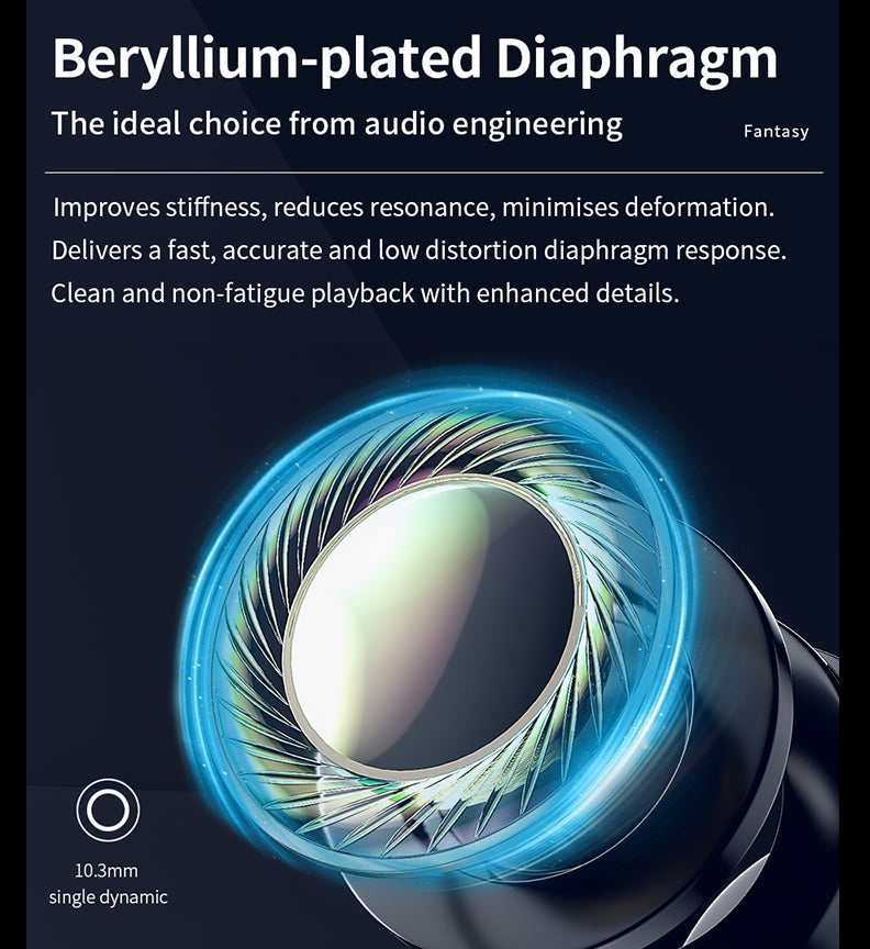 Cayin Fantasy Single Dynamic Drive In-Ear Monitor - MusicTeck