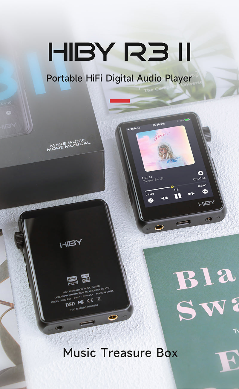 HiBy R3 II (Gen 2) Entry-level HiFi Lossless Audio Player Music Player with HiByOS - MusicTeck